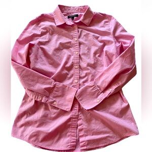 Banana Republic Pink Dress Shirt Button-Up Long Sleeve Girls Size 10